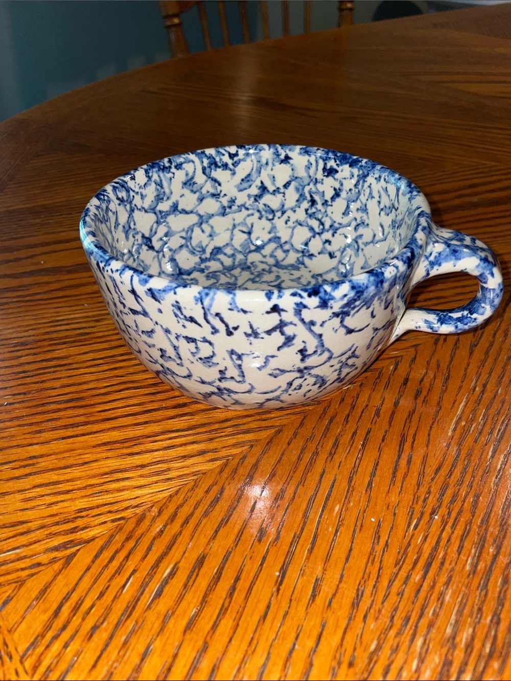 Marshall Pottery Blue Soup Bowl